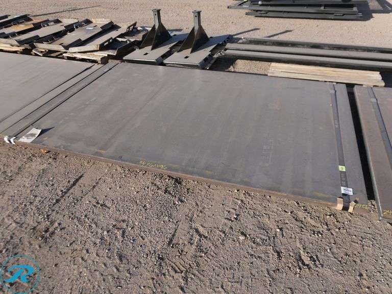 (2) Pieces Of New 3/4" Steel Road Plate, 60" x 96" - Roller Auctions