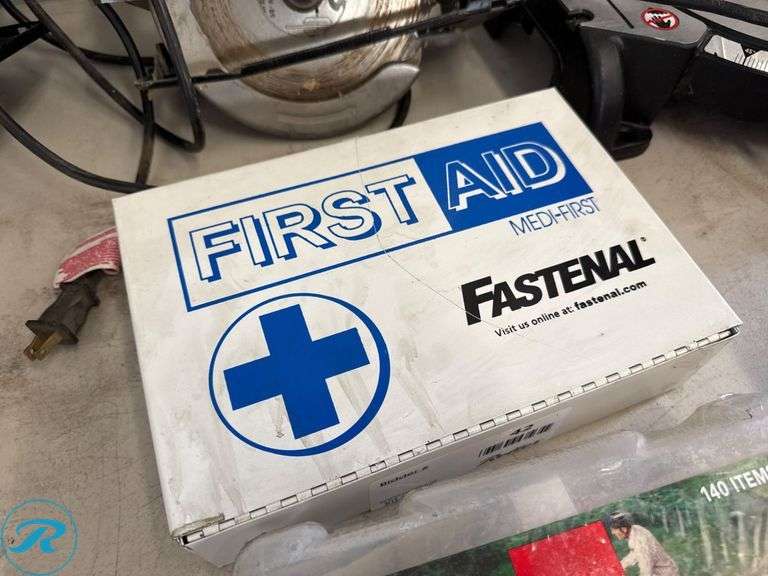 (2) First Aid Kits: Johnson & Johnson All-Purpose and Fastenal Med-First - Roller Auctions