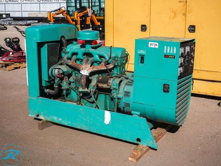 Onan Model 45-DEF Skid Mounted Generator - Roller Auctions