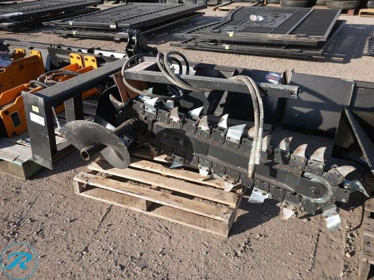 JCT Hydraulic Trencher Attachment To Fit Skid Steer Loader - Roller Auctions