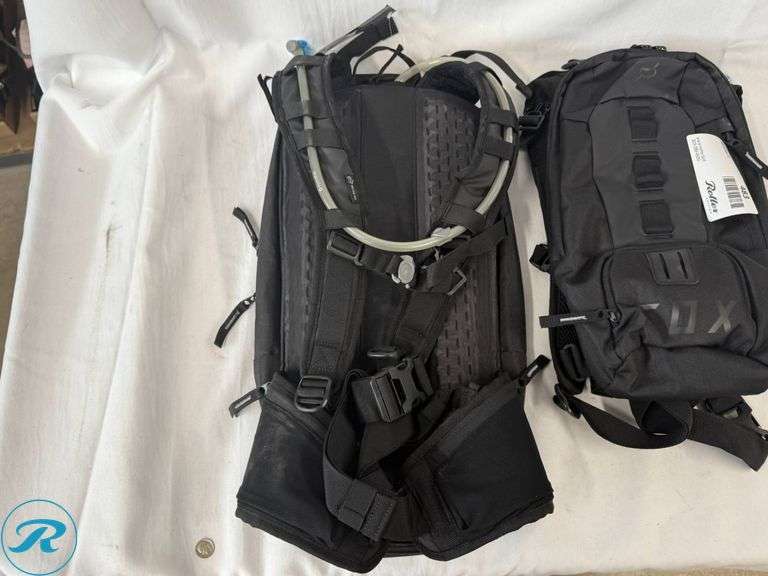 (2) Fox Utility Hydration Packs, 6L and 18L - Roller Auctions