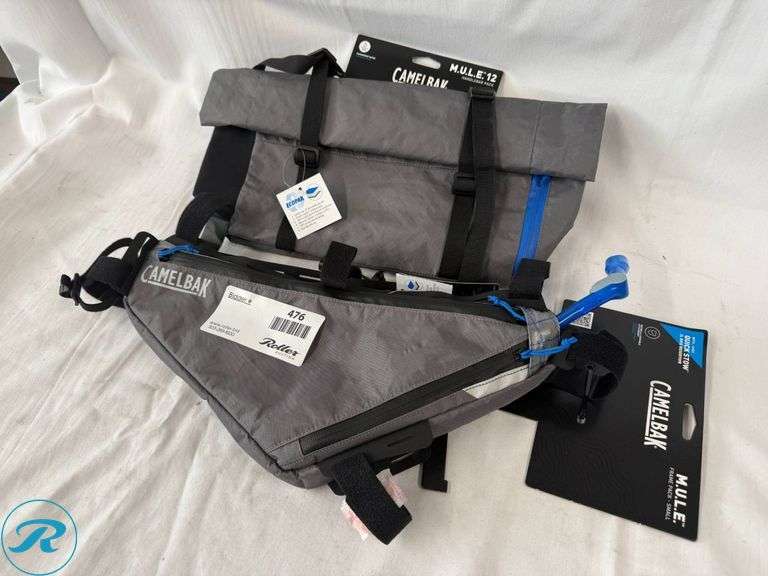 CamelBak M.U.L.E. 12L Handlebar and Frame Pack with 2L Quick Stow Hydration Reservoir - Roller Auctions