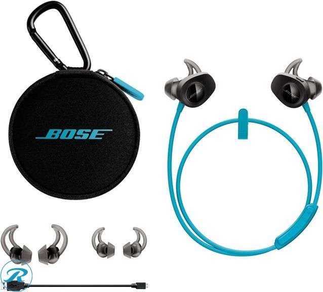 Bose SoundSport Wireless Headphones, Aqua - Like New/Refurbished