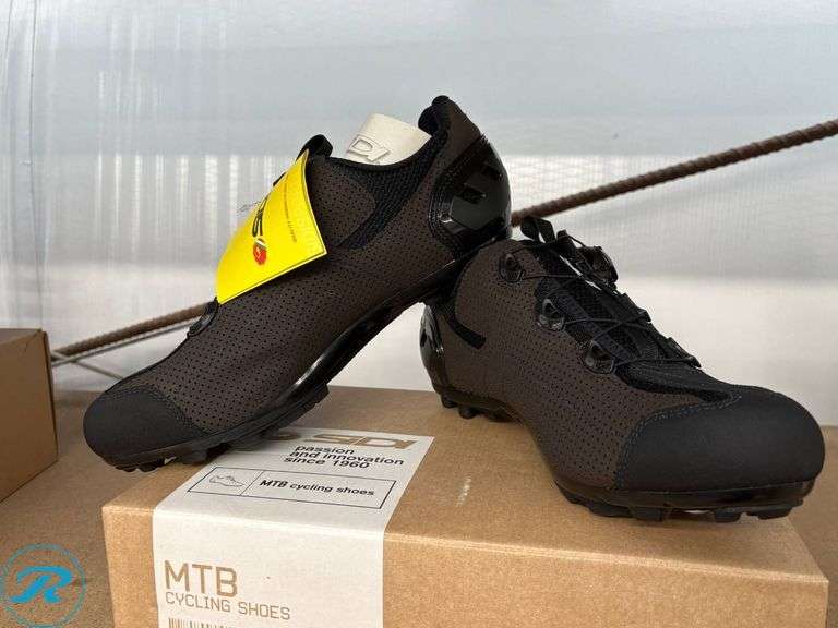 SIDI Gravel Brown MTB Cycling Shoes, Size 45 EU (US 10.4) - Roller Auctions