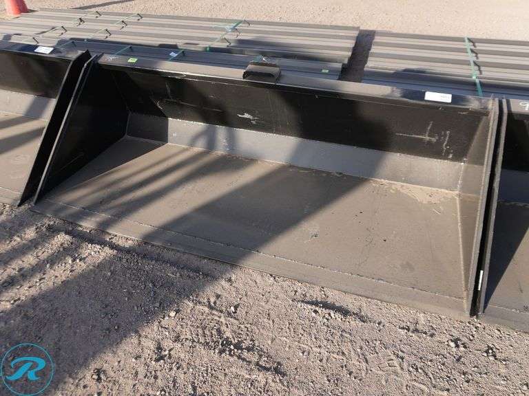 New Kit Containers Skid Steer Bucket, 78" - Roller Auctions