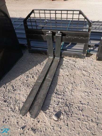 New JBX 4000 48" Fork Attachments to Fit Skid Steer Loader - Roller Auctions