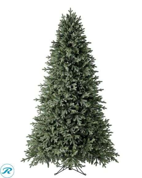 7.5 ft Pre-Lit Aspen EZ Connect Artificial Christmas Tree, 1,850 Color-Changing Radiant Micro LED Lights - New