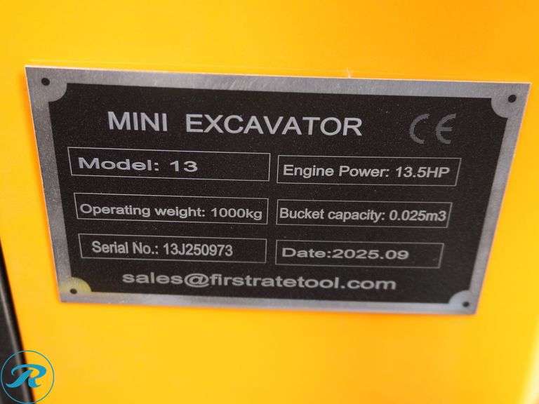 New 2025  Miva  VA13  Mini Excavator - Roller Auctions