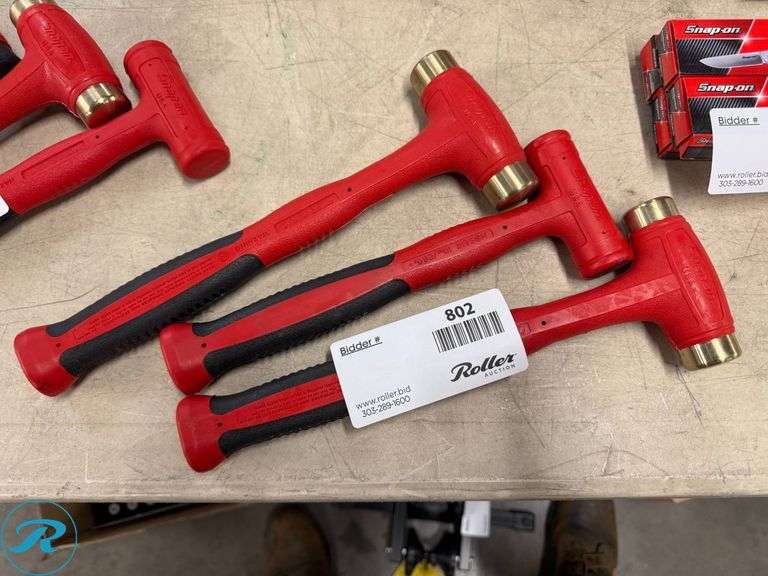 (3) Snap-On Hammers - Roller Auctions