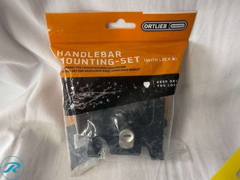 Topeak MTX Trunk DryBag with Omni QuickTrack Adapter and Ortlieb Handlebar Mounting Set - Roller Auctions