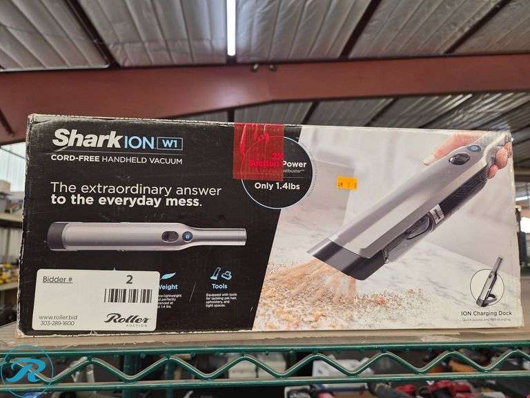 Shark ION W1 Cord-Free Handheld Vacuum and Rug Doctor Multi-Surface Spray Mop - Roller Auctions