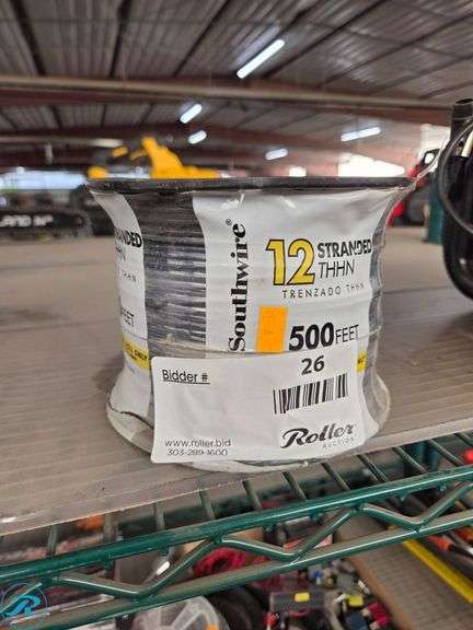 Southwire 12-Stranded THHN Wire, 500 Feet Spool
