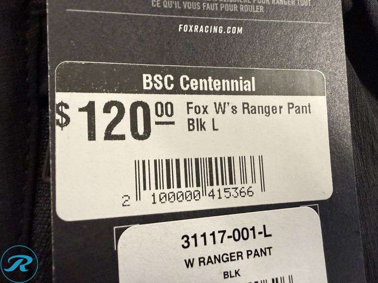 (2) Fox Ranger Women’s Pants, Size L - Roller Auctions