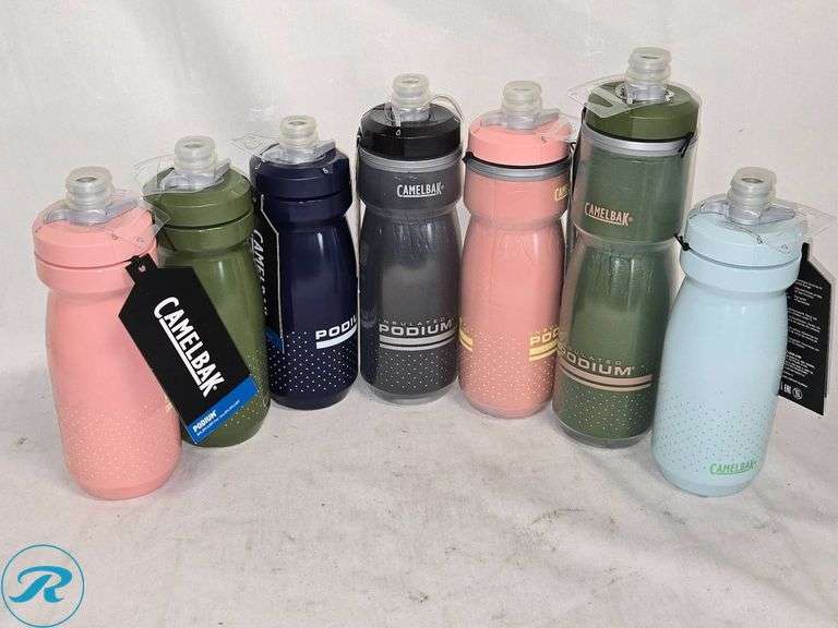 (7) CamelBak Podium Water Bottles - Roller Auctions