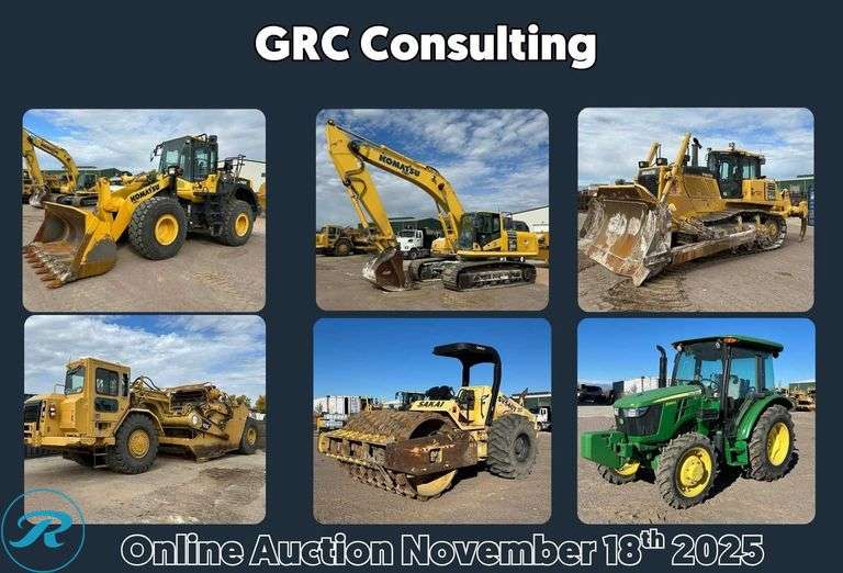 Don't Miss Out on the GRC Consulting Selling By Order of Secured Creditor Auction - Roller Auctions