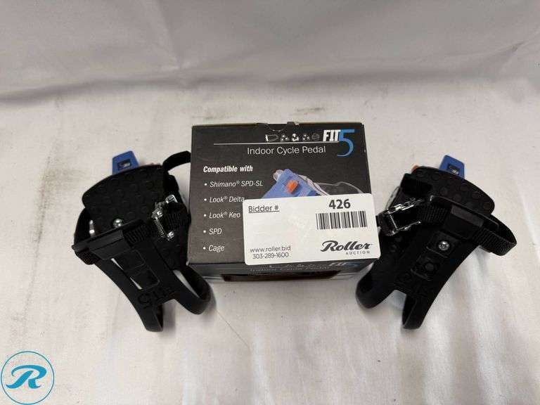 FIT5 Indoor Cycle Pedals - Roller Auctions