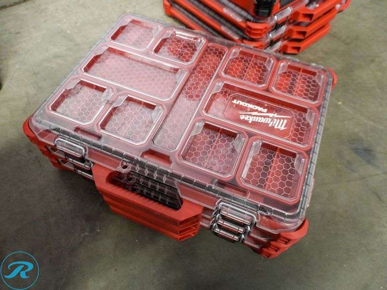 (11) Milwaukee Packout Storage Organizers - Roller Auctions