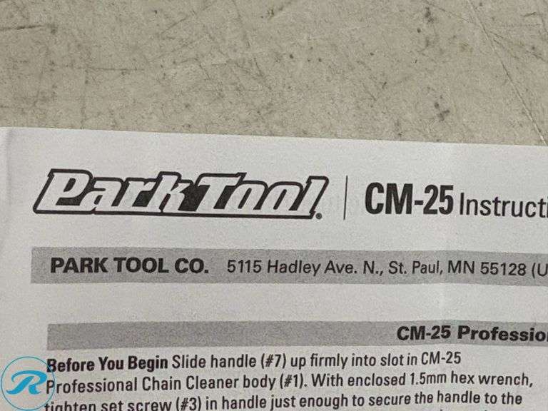 Park Tool CM-25 Professional Chain Cleaner with Handle - Roller Auctions