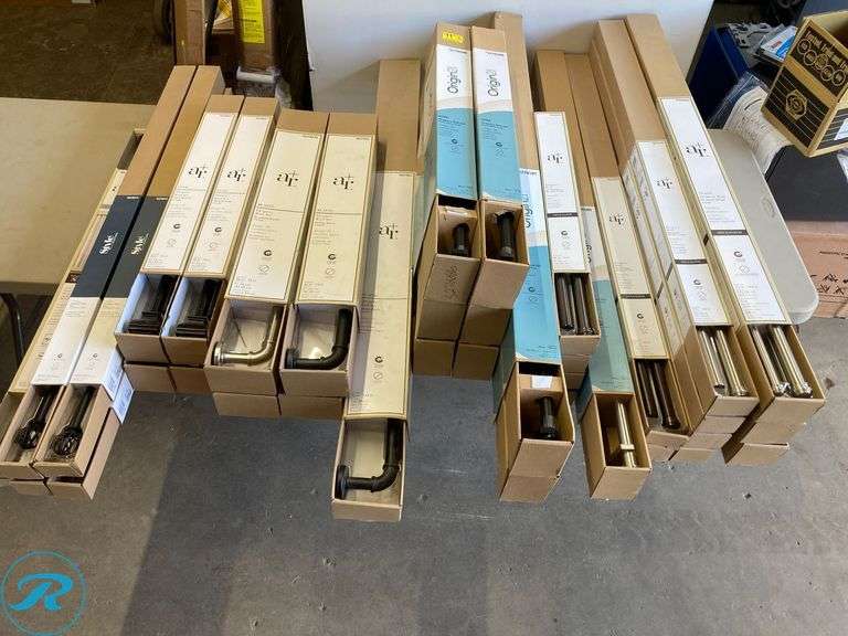 (36) New- Set of rods for curtains and hardware variety of rods lengths ...