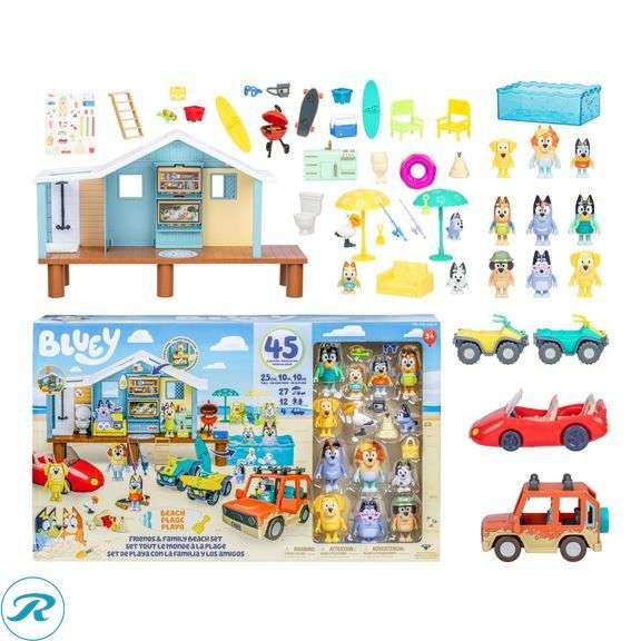 Bluey Friends and Family Beach Set - New - Roller Auctions