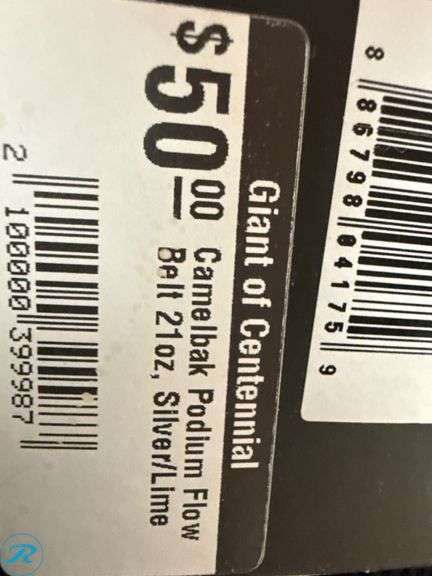 (2)Camelbak Podium Flow Hydration Belts with 21oz Bottles – Silver/Lime and Golden/Black - Roller Auctions