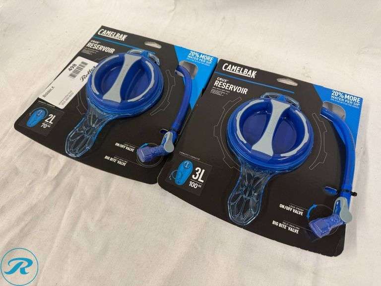 (2) CamelBak Crux Reservoirs, 3L and 2L - Roller Auctions