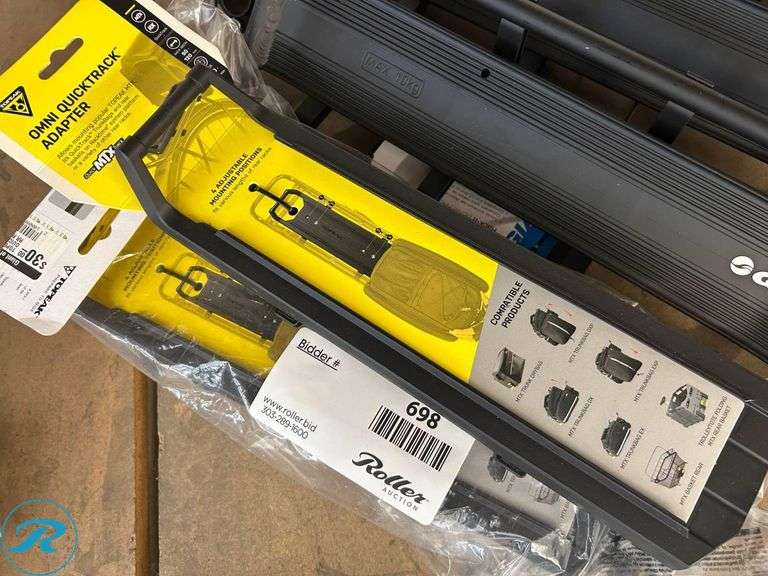 Giant Rack-It Beam Racks and Topeak QuickTrack Adapters - Roller Auctions