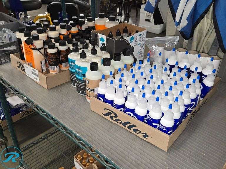 Bottles of Sealants and Lubricants Including Fiberlink and Endurance Sealant - Roller Auctions