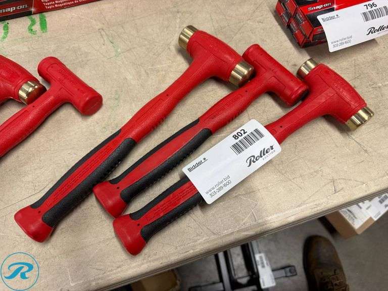 (3) Snap-On Hammers - Roller Auctions