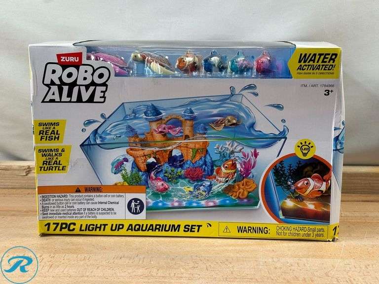 Robo Alive Light Up Aquarium Set - New - Roller Auctions