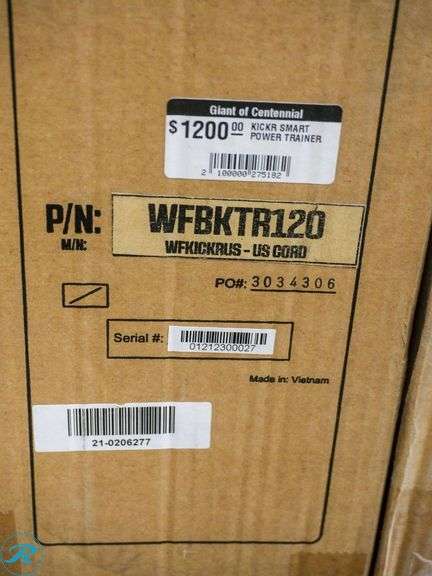 Wahoo KICKR Smart Power Trainer - Roller Auctions