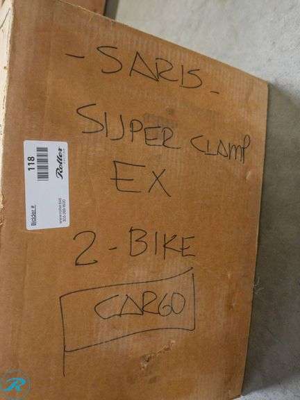 Saris SuperClamp EX 2-Bike + Cargo Hitch Mounted Rack - Roller Auctions