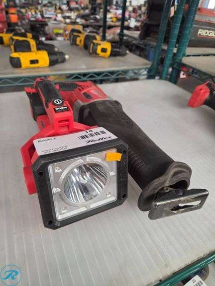 Milwaukee M18 LED Search Light and Reciprocating Sawzall