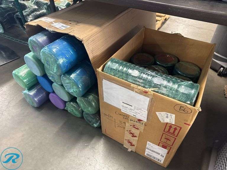 (2) Boxes of Assorted Foam Rollers - Roller Auctions