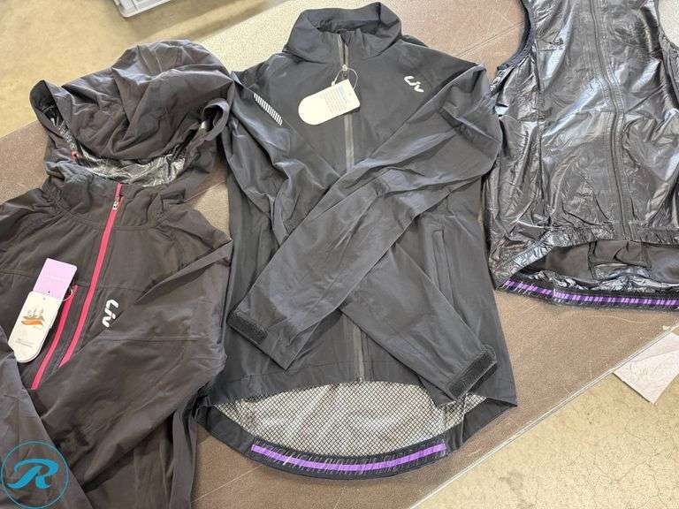 (3) Liv Women’s Rain Jackets, Size XS - Roller Auctions