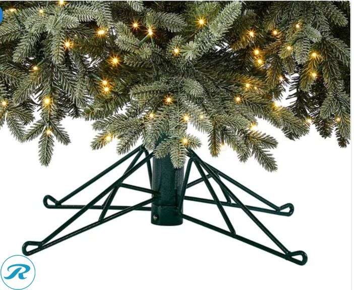 7.5 ft Pre-Lit Aspen EZ Connect Artificial Christmas Tree, 1,850 Color-Changing Radiant Micro LED Lights - New - Roller Auctions