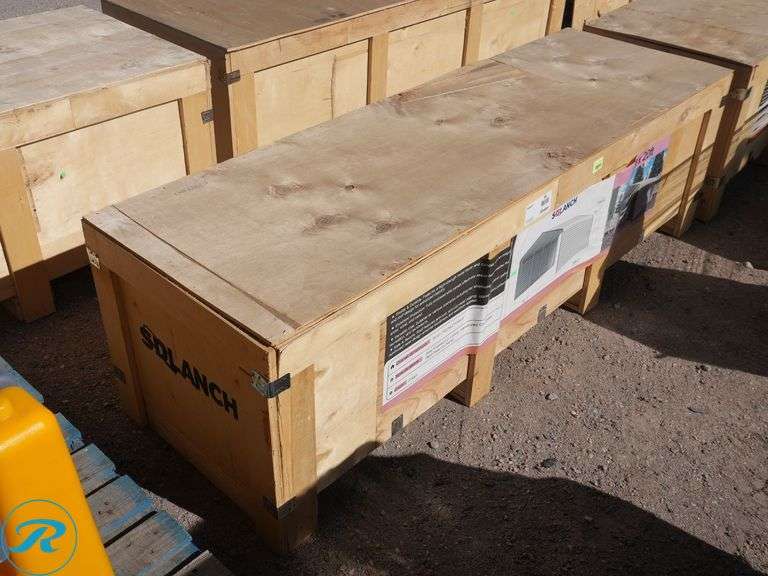 New SD Lanch SDLC1220 Metal Carport, Enclosed Sides, 12' x 20' - Roller Auctions