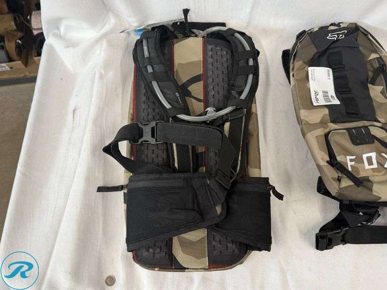 (2) Fox Utility Hydration Packs, 6L and 18L - Roller Auctions