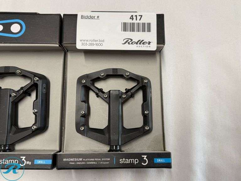 (2) Crankbrothers Stamp 3 Pedal Sets, Small - Roller Auctions