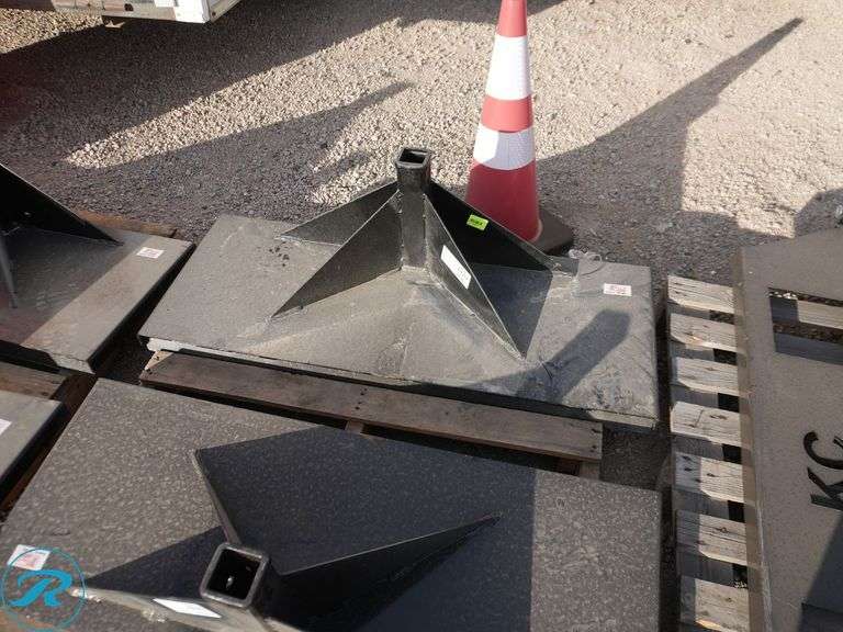 New Kivel Hitch Attachment to Fit Skid Steer Loader, 2" Receiver - Roller Auctions