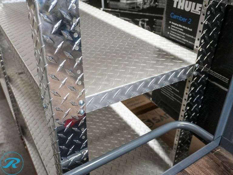 (2) 6-Tier Aluminum Shelving Units - Roller Auctions