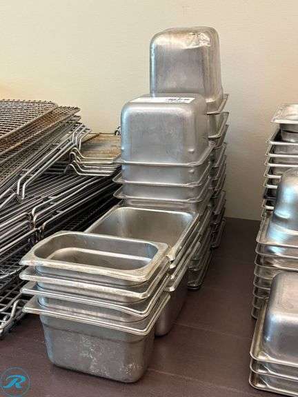 Stainless Steel Insert Pans, Assorted Sizes