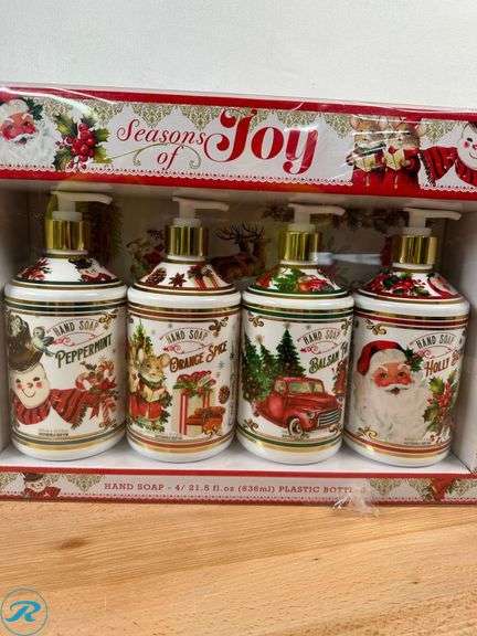 (2) Home&Body Seasons of Joy Liquid Hand Wash 4 x 636ml - New - Roller Auctions