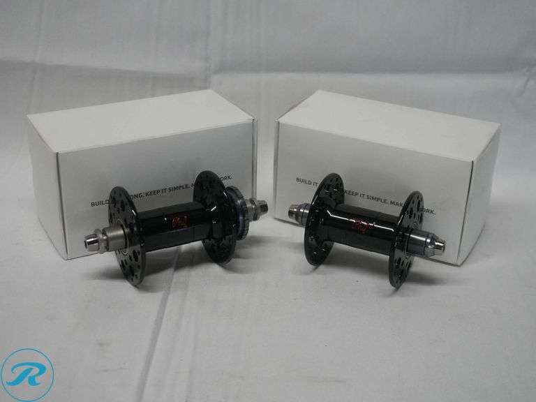 Phil Wood & Co. High-Flange Bike Hubs in Black Anodized Finish - Roller Auctions