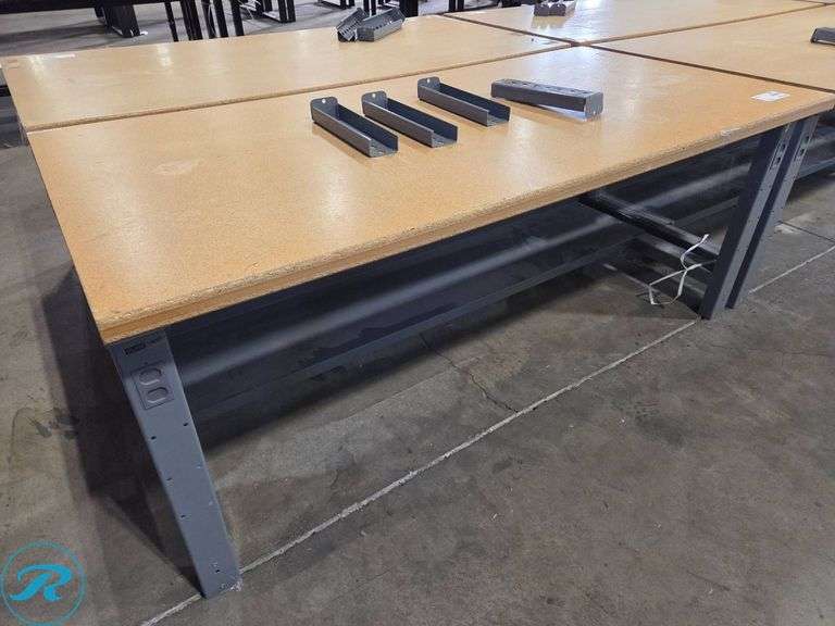 Uline Packing Table with Steel Frame and Particleboard Top, 72" x 36"