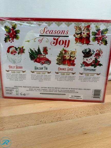 (2) Home&Body Seasons of Joy Liquid Hand Wash 4 x 636ml - New - Roller Auctions