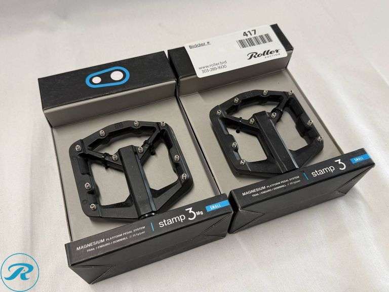 (2) Crankbrothers Stamp 3 Pedal Sets, Small - Roller Auctions