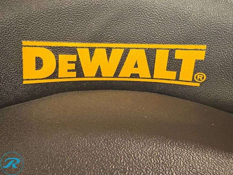 Dewalt Adjustable Rolling Shop Seat with Casters - Roller Auctions