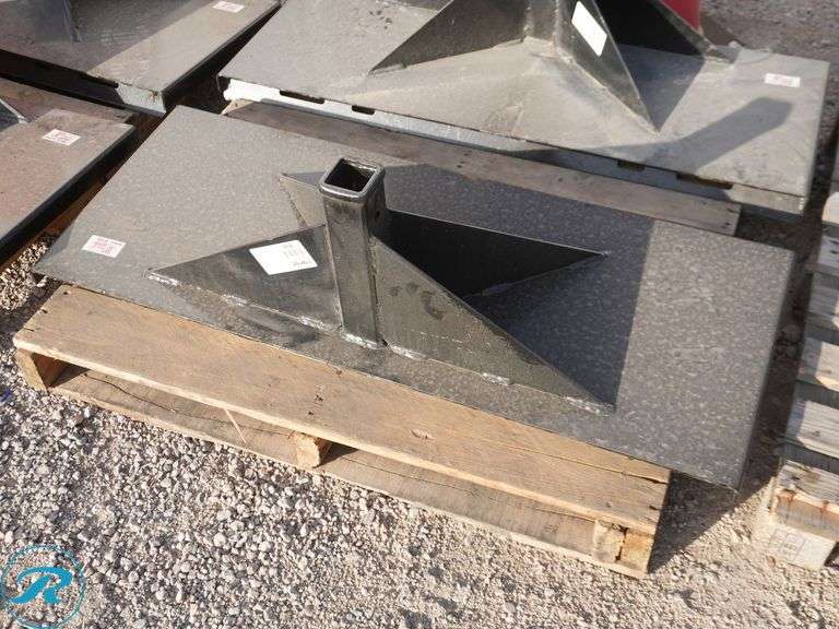 New Kivel Hitch Attachment to Fit Skid Steer Loader, 2" Receiver - Roller Auctions