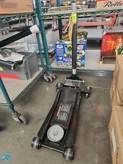 Husky 3 Ton Low Profile Floor Jack with Quick Lift